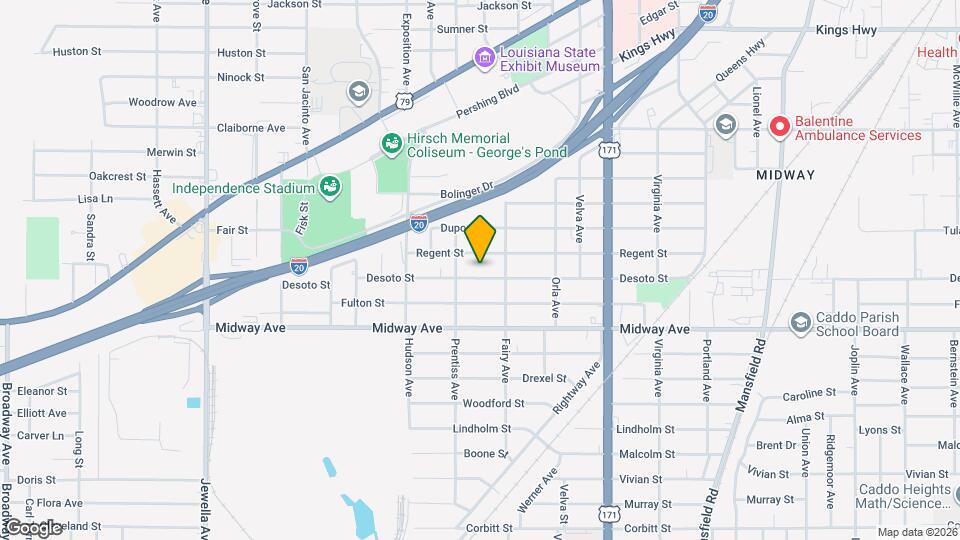 3032 Desoto St Map and Location Details