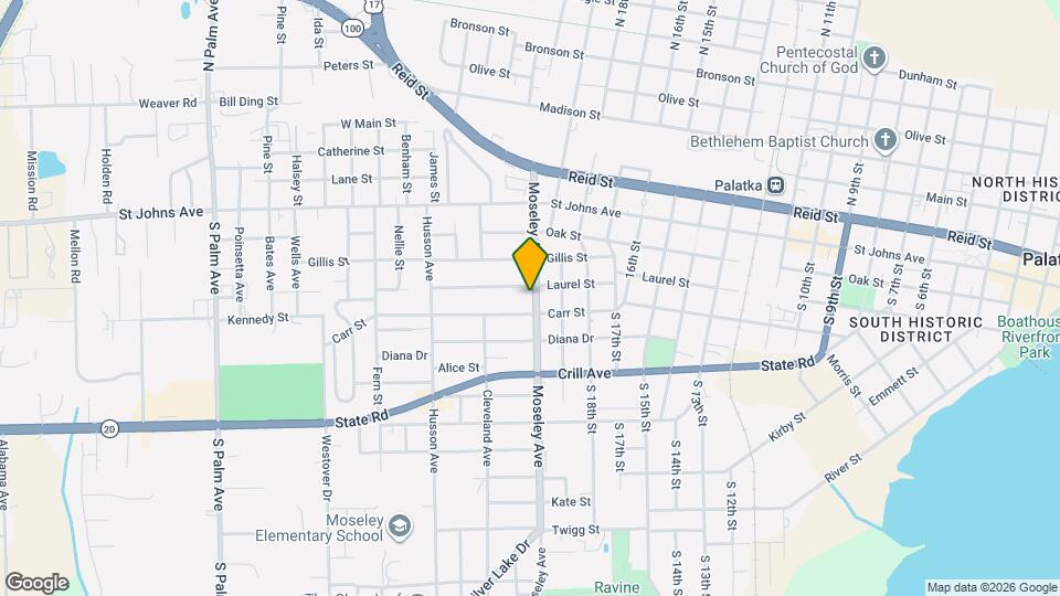 410 Moseley Ave Map and Location Details