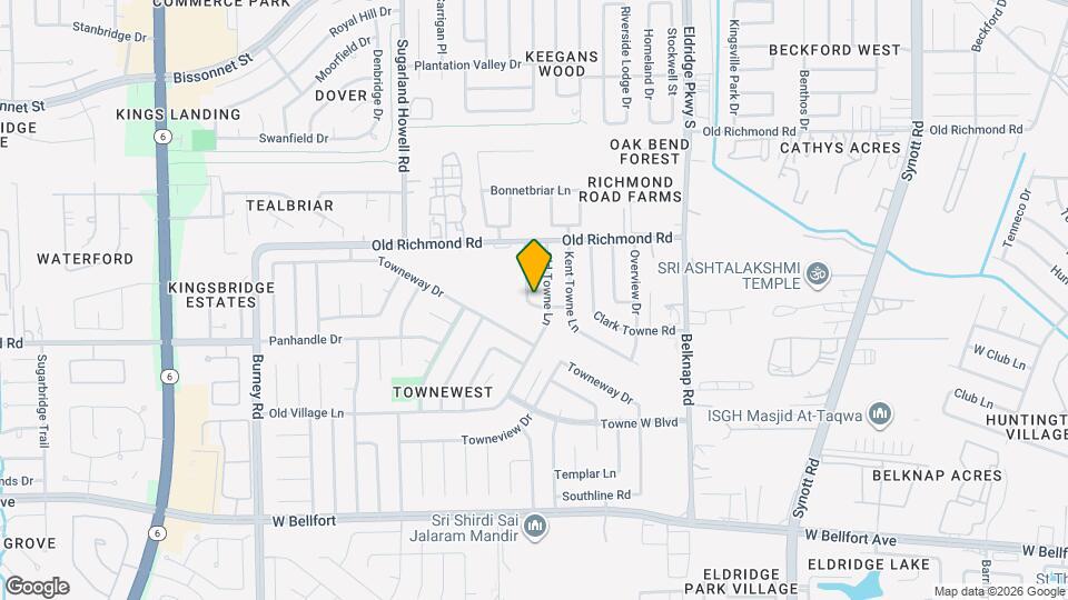 10019 Richtown Ln Map and Location Details