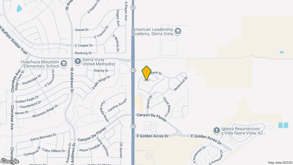 4171 Tinker Dr Mapa y Detalles de la Ubicación