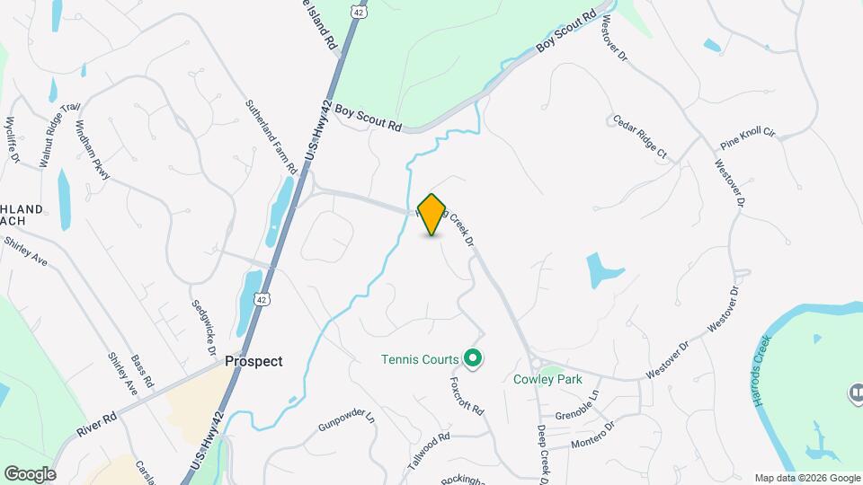 7008 Foxcroft Pl Map and Location Details