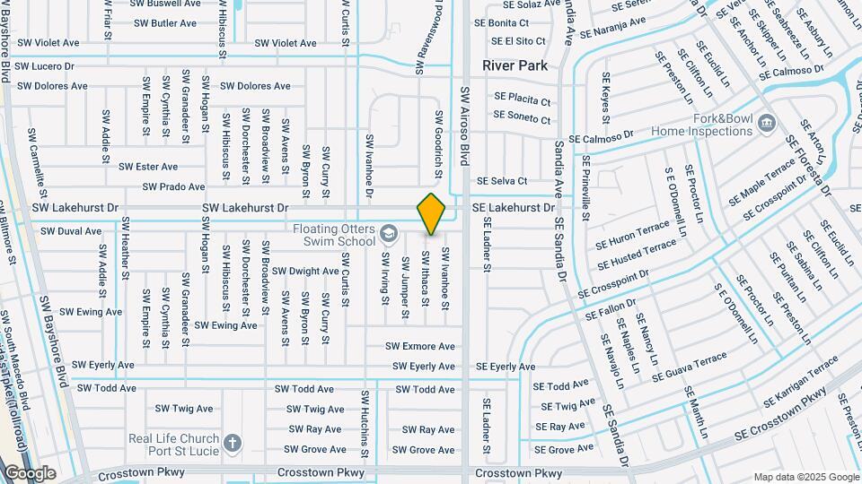 1107 SW Ithaca St Map and Location Details