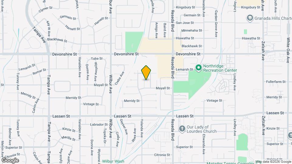 10122 Viking Ave Map and Location Details