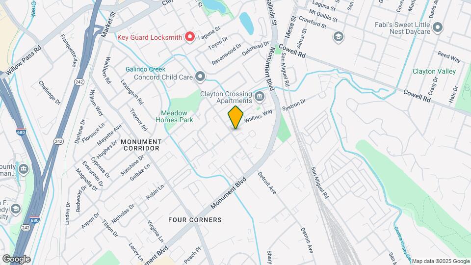 2520 Walters Way Mapa y Detalles de la Ubicación