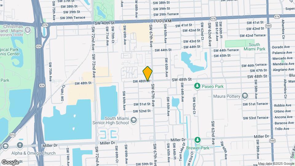 6720 SW 48th St Map and Location Details