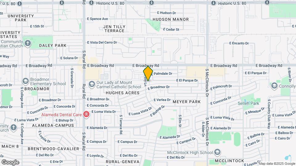 2135 S Dorsey Ln Map and Location Details