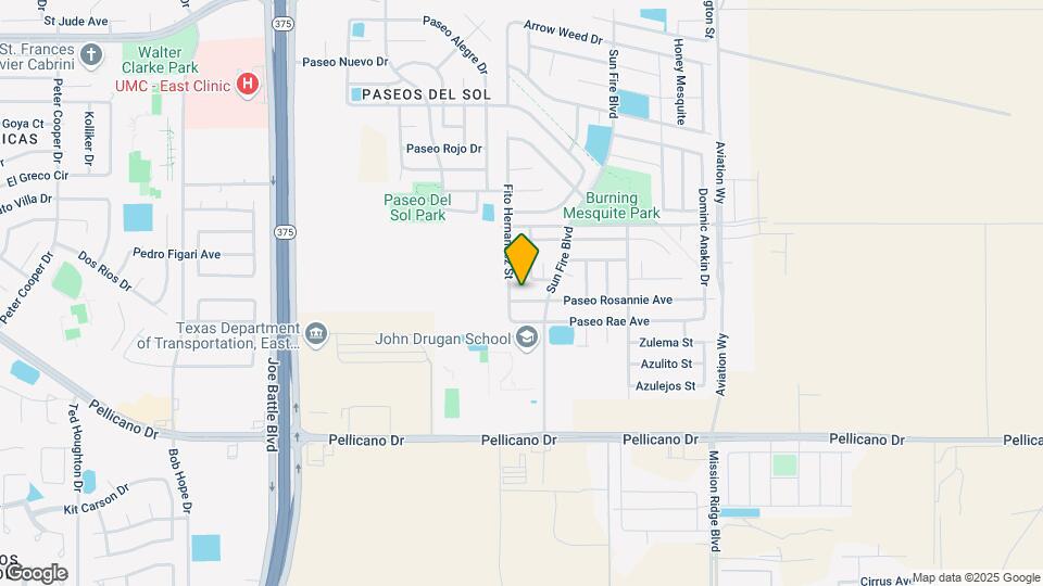 12513 Paseo Rosannie Ave Map and Location Details