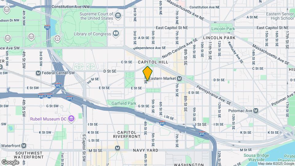 412 4th St SE, Unit Lower Map and Location Details