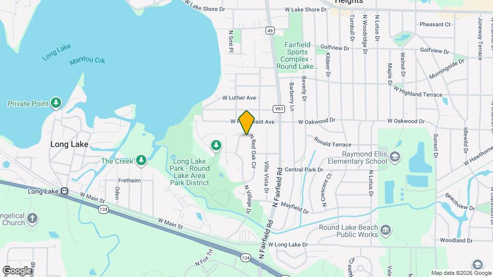 1288 N Red Oak Cir Map and Location Details