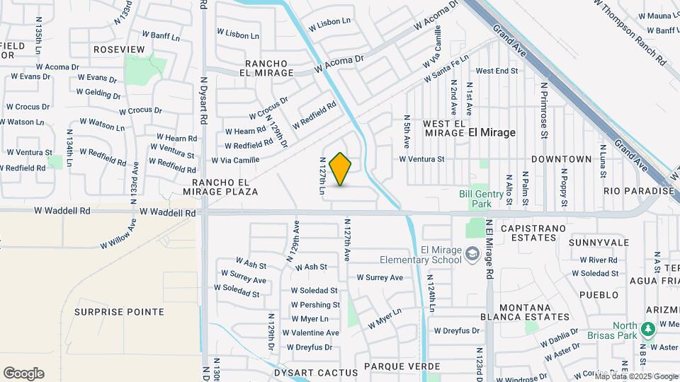 12737 W Calavar Rd Map and Location Details