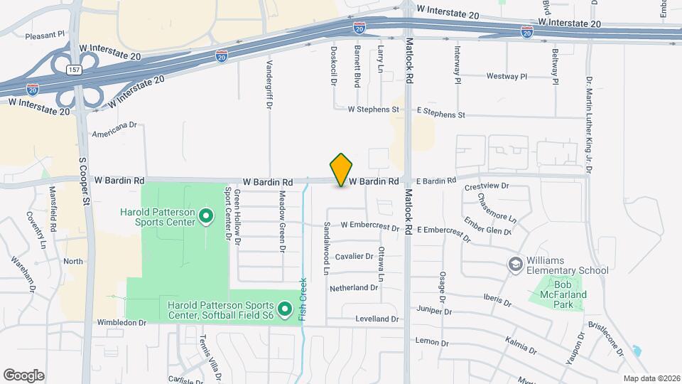 800 W Bardin Rd Map and Location Details
