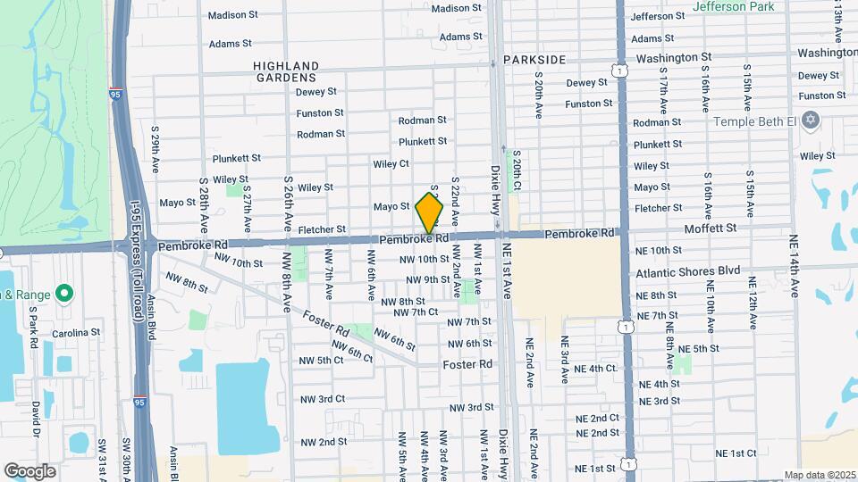 1011-1017 NW 3rd Ave Map and Location Details