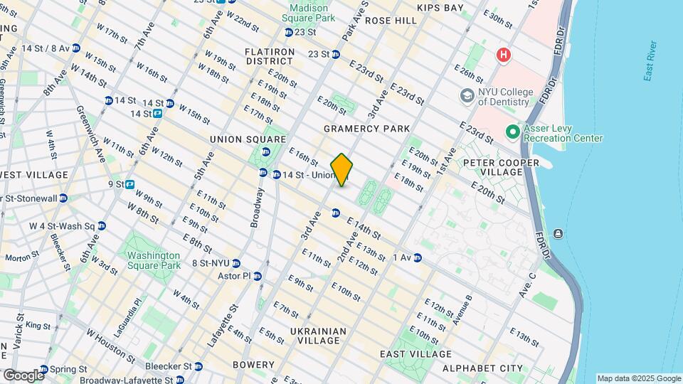 207-211 E 15th St Mapa y Detalles de la Ubicación
