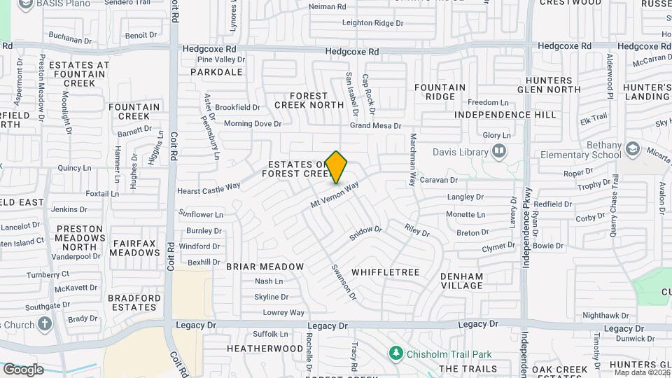 3509 Mt Vernon Way Map and Location Details