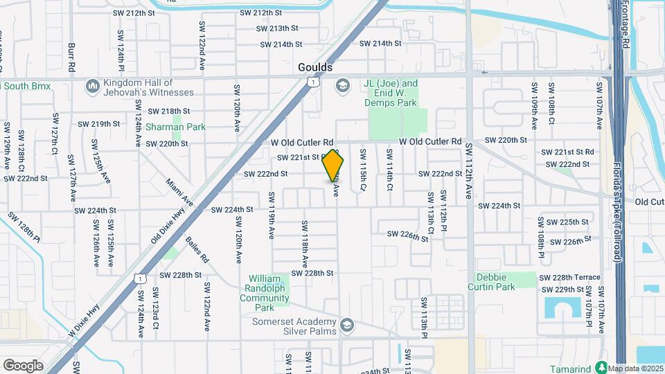 22300 SW 117th Ave Map and Location Details