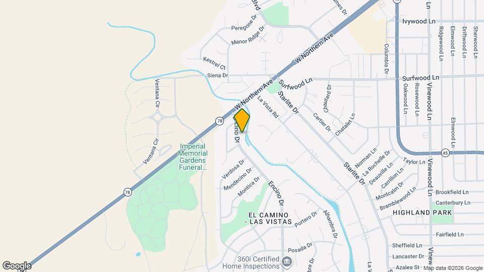 114 Encino Dr Map and Location Details