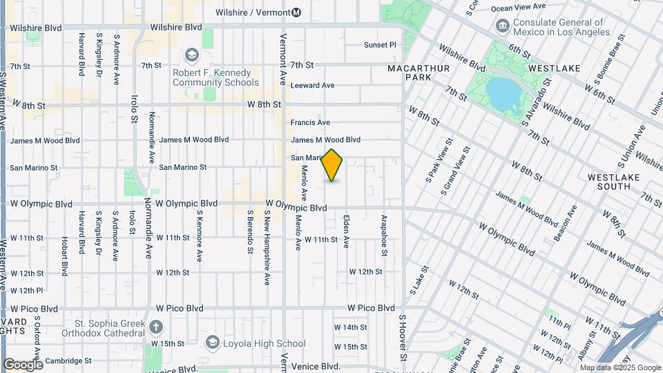 966 S Westmoreland Ave Map and Location Details