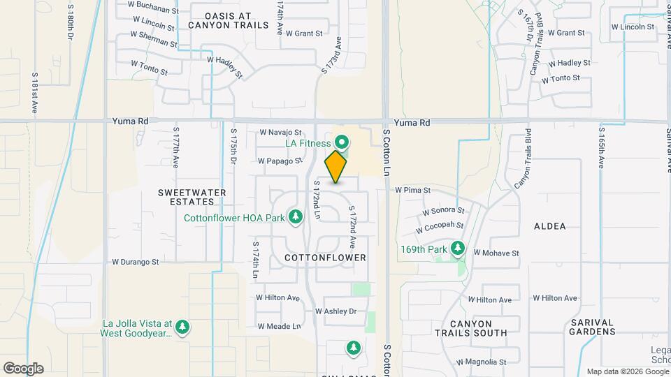 17222 W Pima St Map and Location Details