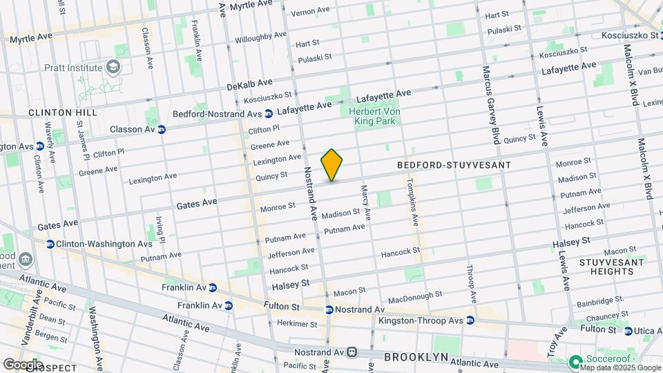 420 Gates Ave Map and Location Details