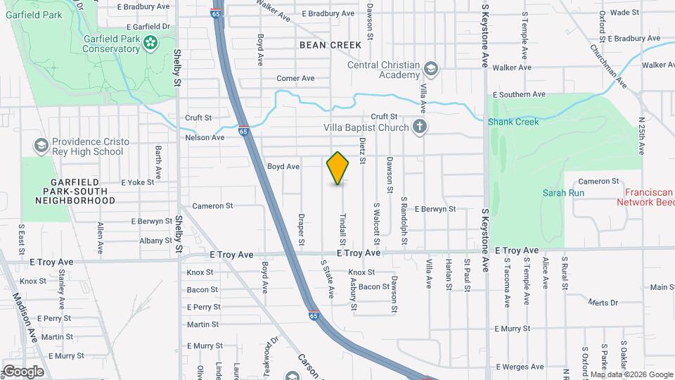 2838 Tindall St Map and Location Details