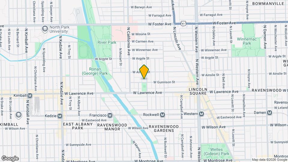 2700 W Gunnison St Mapa y Detalles de la Ubicación