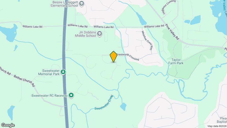 186 Crestbend Ln Mapa y Detalles de la Ubicación