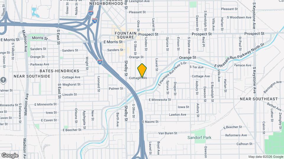 1229 Cottage Ave Mapa y Detalles de la Ubicación