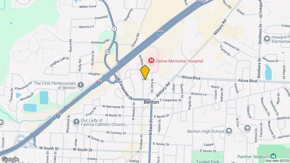 815 N Main St Map and Location Details