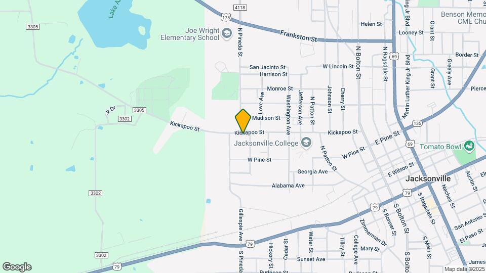 811 Kickapoo St Map and Location Details
