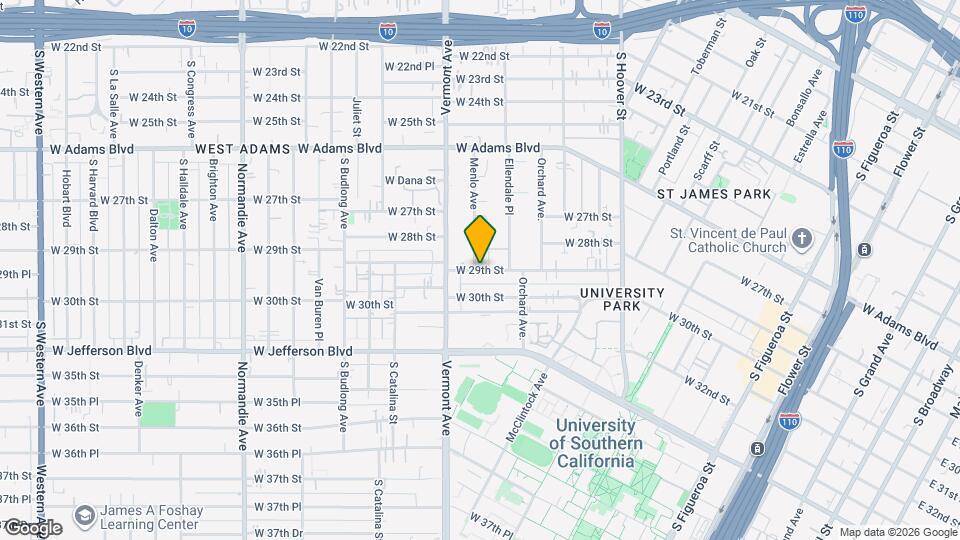 1342 W 29th St Mapa y Detalles de la Ubicación
