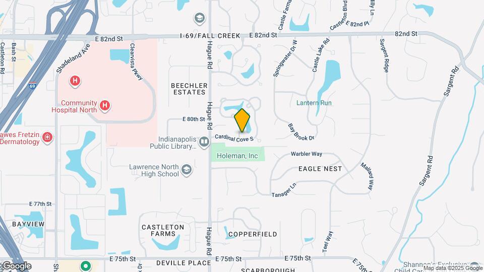 7943 Cardinal Cove W Map and Location Details