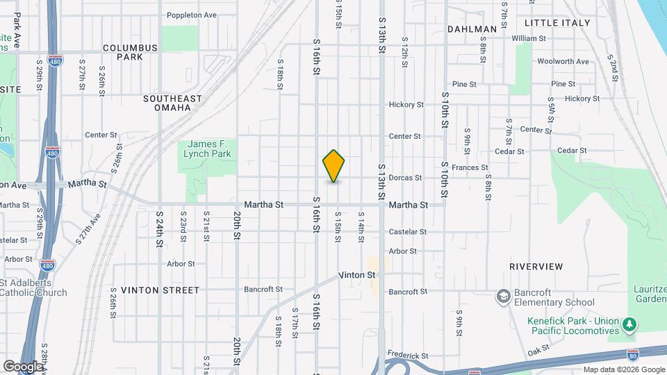 2214 S 15th St Map and Location Details