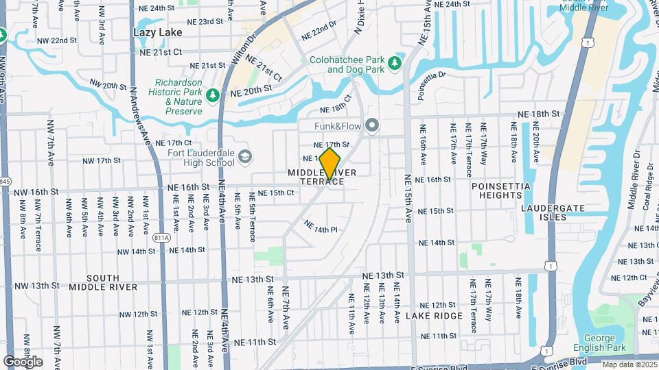901 NE 16th St, Unit 901 Map and Location Details