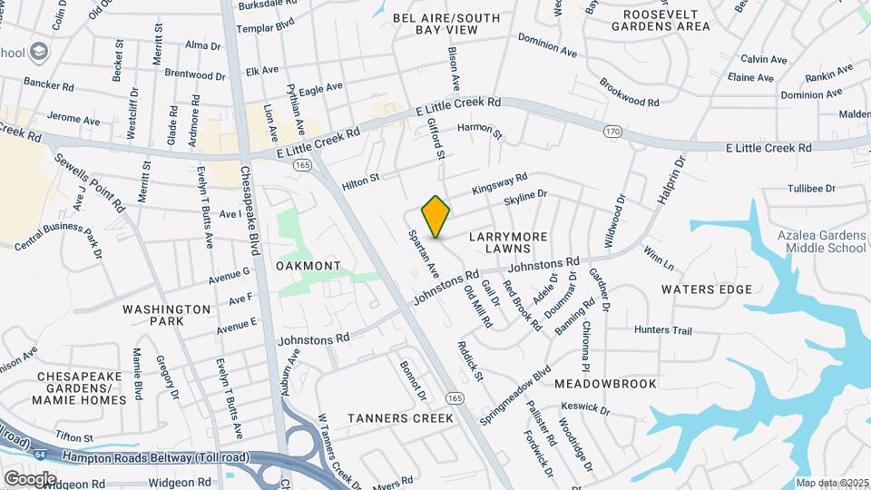 7433 Old Mill Rd Map and Location Details