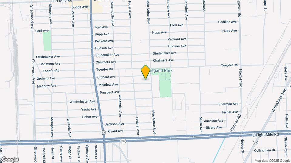 8499 Meadow Ave Map and Location Details