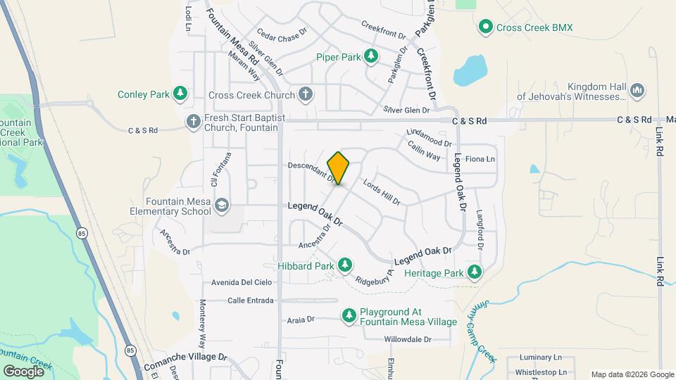 2063 Fairweather Way Map and Location Details