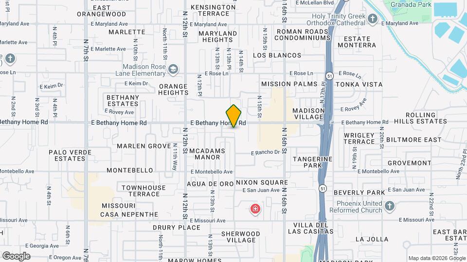 1341 E Pomelo Grove Ln Map and Location Details