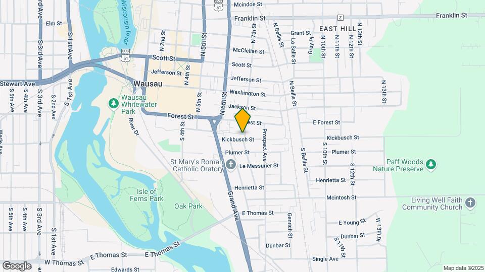 636 Kickbusch St-Unit -Unit 3 Map and Location Details