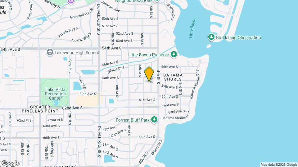 5897 5th St S Map and Location Details