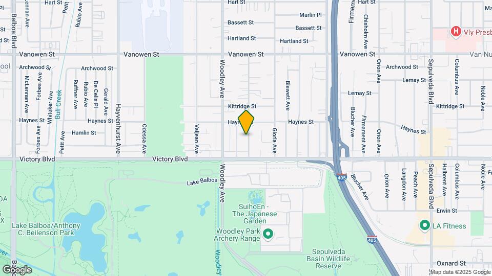 6447 Gaviota Ave Map and Location Details