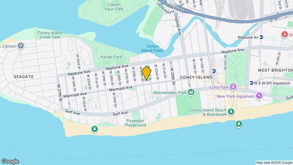 2315 Mermaid Ave, Unit MERMAID AVE 2F Mapa y Detalles de la Ubicación