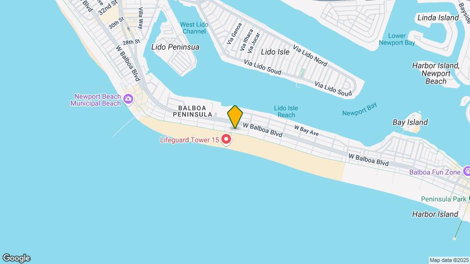 1420 W Oceanfront Map and Location Details
