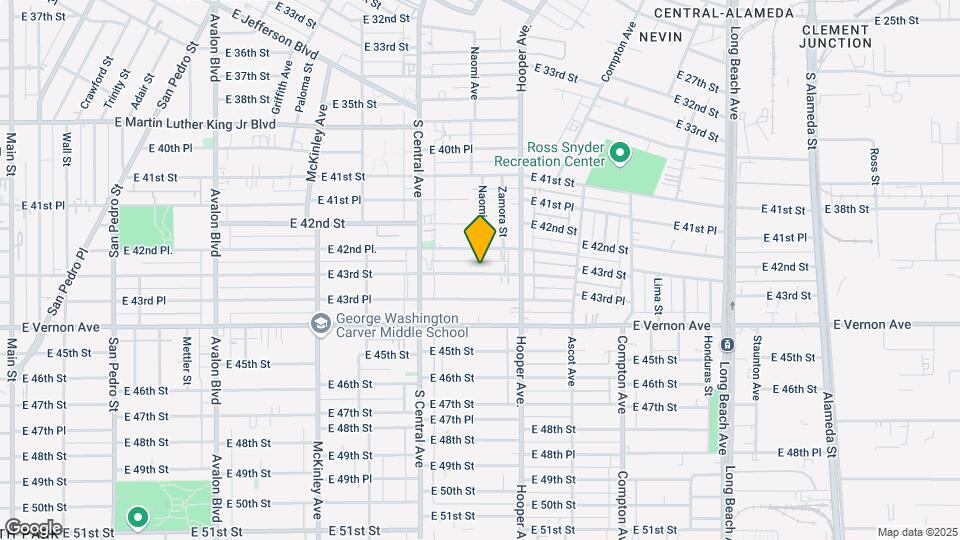 1211 E 43rd St Map and Location Details