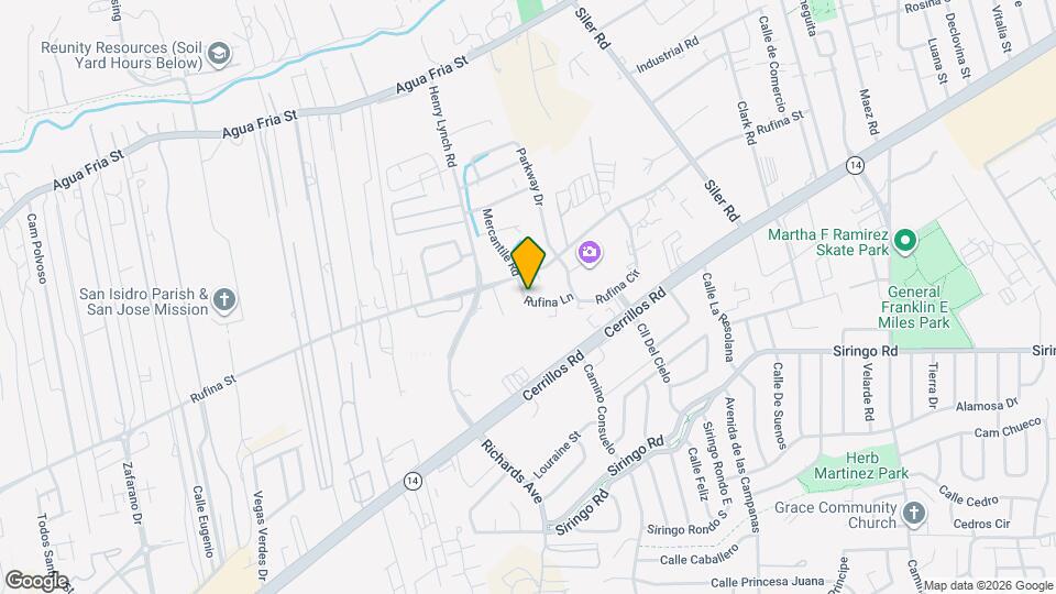 1307 Rufina Ln Mapa y Detalles de la Ubicación