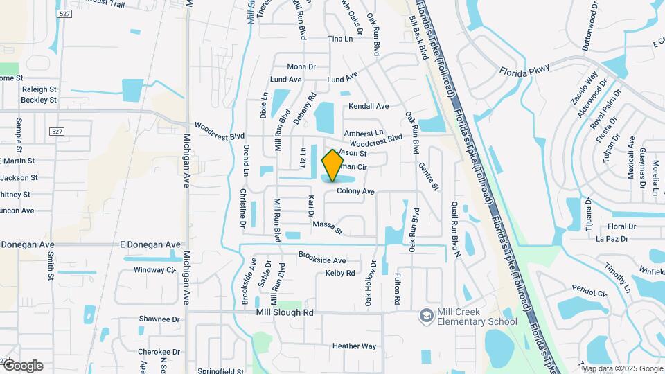 1517 Colony Ave Mapa y Detalles de la Ubicación