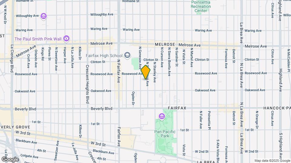 439 N Spaulding Ave Mapa y Detalles de la Ubicación