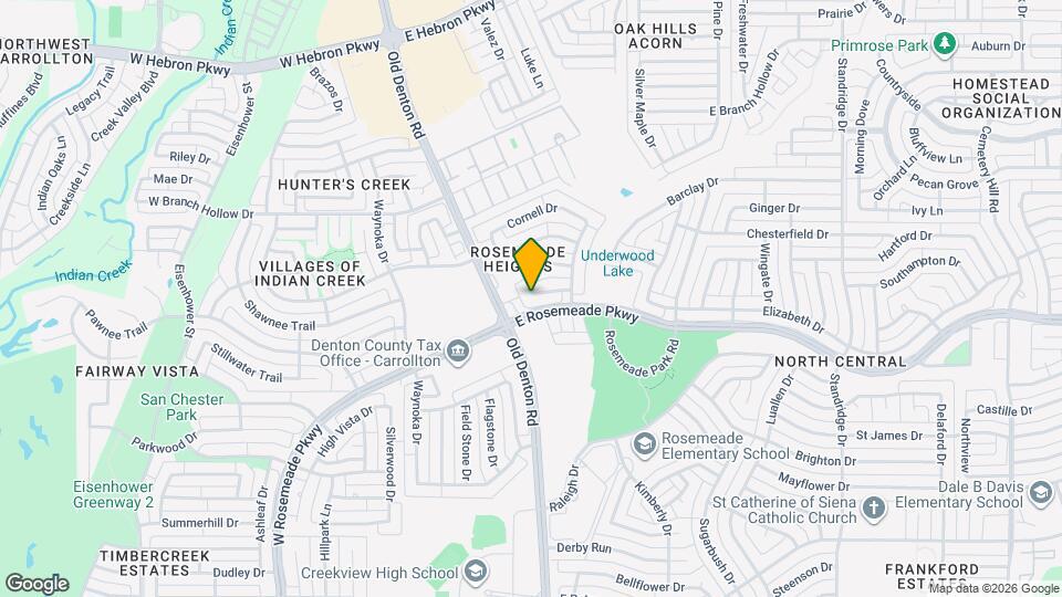 1020 Vestal Ln Map and Location Details