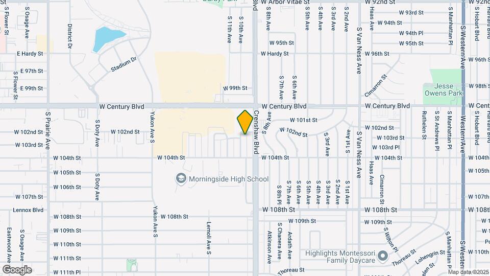 10210 S 10th Ave Map and Location Details