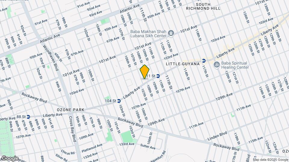 10707 Liberty Ave Map and Location Details
