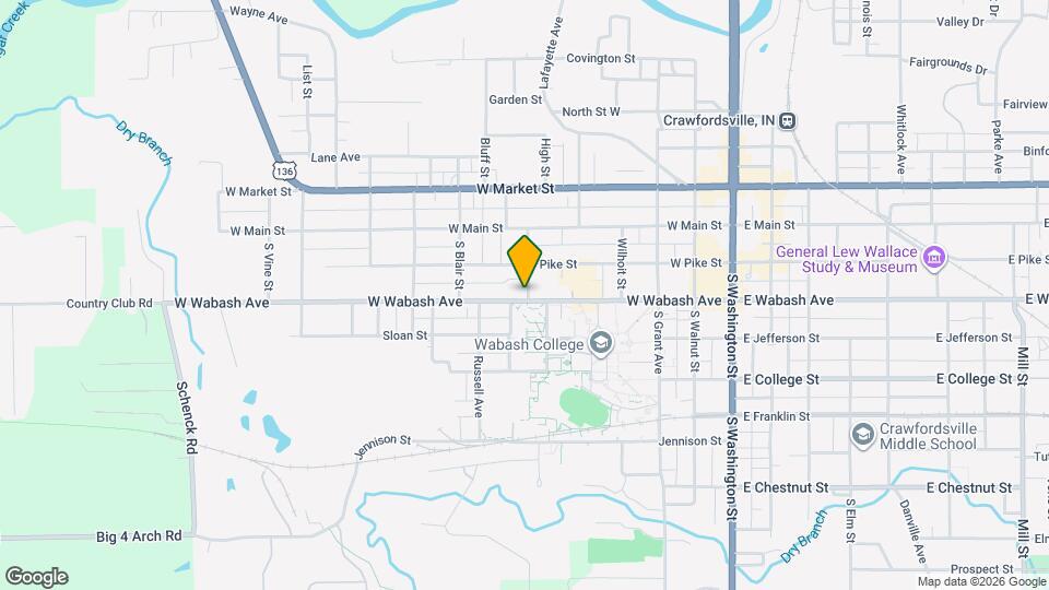 700 W Wabash Ave Map and Location Details